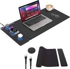 Multifunctional RGB Desk Mat & Fast Wireless Charging Pad