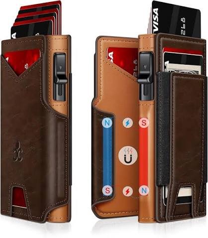 Minimalist RFID Blocking Aluminum Smart Wallet
